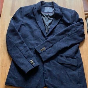 Men's Hawkings McGill blue speckled blazer